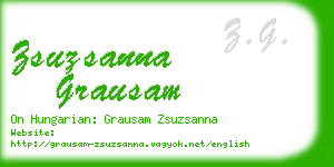 zsuzsanna grausam business card